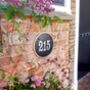 Personalised Round House Address Bespoke Plaque, thumbnail 1 of 4
