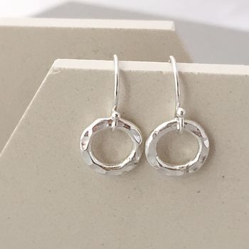 Silver Ring Earrings, 3 of 3