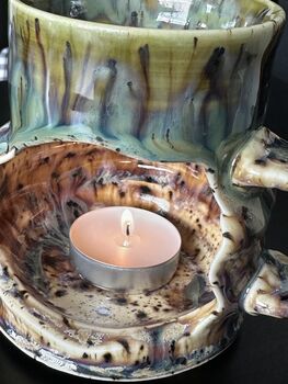 Ceramic Porcelain Oil/Wax Melt Burner, 2 of 5
