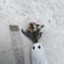 Mini Ghost Vase With Dried Flowers Mothers Day Gift, thumbnail 4 of 7