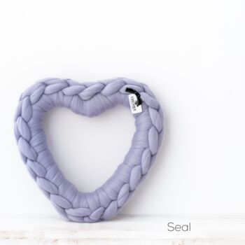 Large Chunky Heart Wreath With Lights, 11 of 12