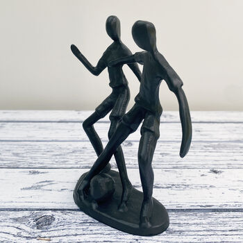 Pair Of Footballers Sculpture, 4 of 4
