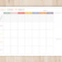 Weekly Family Wall Planner, Personalised Metal Command Centre, thumbnail 2 of 5