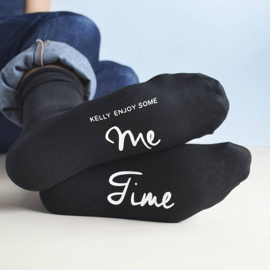 Personalised Me Time Socks By Solesmith ...