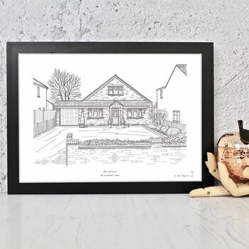 Personalised House Portrait Line Drawings, 10 of 10