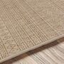 Round Indoor And Outdoor Boho Brown Rug, thumbnail 5 of 6