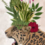 Hot House Leopard Pair, Art Print, Framed Or Unframed, thumbnail 3 of 8
