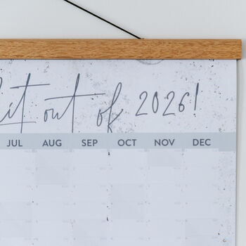 'Organise The Shit Out Of 2026' Wall Planner, 8 of 8