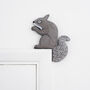 Grey Squirrel Door Topper, thumbnail 3 of 5