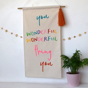 'You Wonderful Wonderful Thing' Banner, 2 of 2