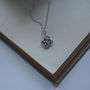 Rose Necklace In Silver Or Gold, thumbnail 1 of 2