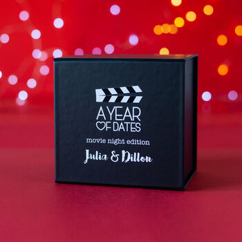 Personalised Box Of Movie Date Night Ideas, 5 of 9