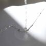 Sterling Silver Shimmer Anklet, thumbnail 4 of 6