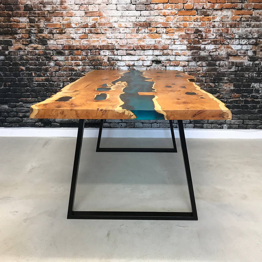 resin river dining table by revive joinery ...