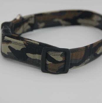 Green Camouflage Dog Collar, 5 of 7