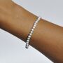 Dainty White Howlite Crystal Bracelet For Calm And Peace, thumbnail 1 of 5