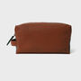 Personalised Premium Leather Boxy Wash Bag Father's Day Gift For Him, thumbnail 6 of 6