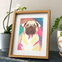 Contemporary Personalised Pet Portrait Illustration, thumbnail 3 of 9