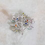 Gemstone Sterling Silver Tree Of Life Brooch, thumbnail 3 of 9