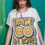 Daisy In Love Women's Slogan T Shirt, thumbnail 5 of 9