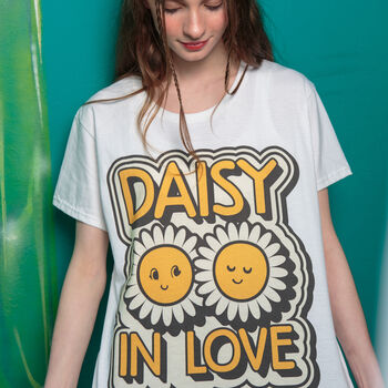 Daisy In Love Women's Slogan T Shirt, 5 of 9