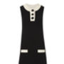 Monochrome Black And White Pure Cotton Dress, thumbnail 3 of 4