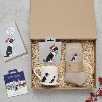 Christmas Springer Spaniel Dog Pin Badge, 5 of 12