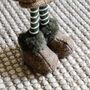 Olive Green Standing Christmas Matilda Mouse, thumbnail 4 of 4