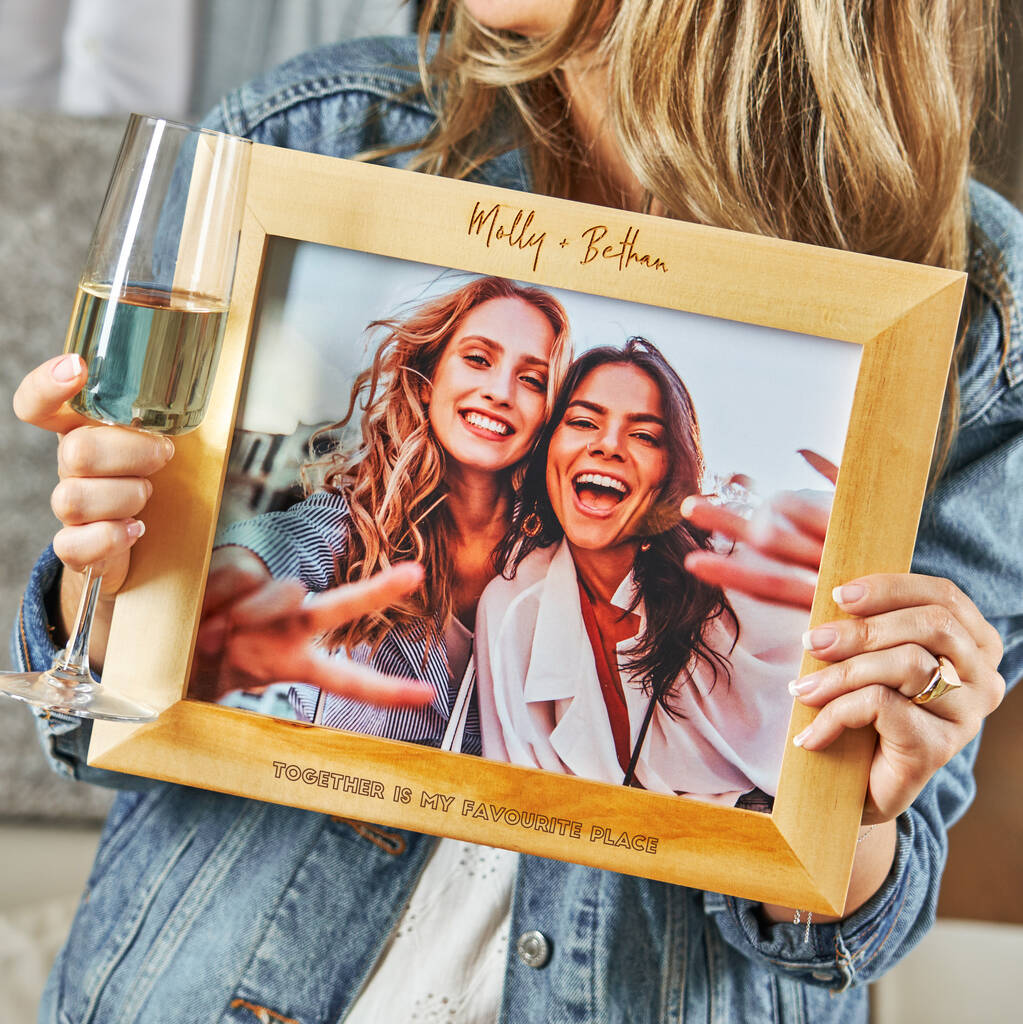 Wooden Personalised Photo Frame