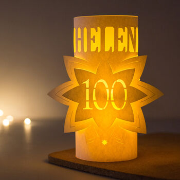 18th Birthday Lantern Star Centrepiece Personalised, 11 of 11