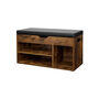 Three Compartments Shoe Bench Storage Bench, thumbnail 6 of 8
