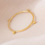 18ct Gold 'Mini Grain' Ring, thumbnail 1 of 5