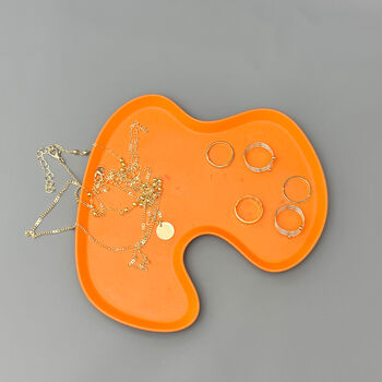 Orange Trinket Tray And Jewellery Dish Accent Tray, 4 of 11