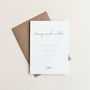 Love Letter Wedding Invitation / Ivory, thumbnail 1 of 3