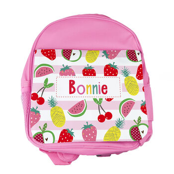 Personalised Fruit Patterned Rucksack, 6 of 10