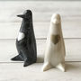 Marble Penguin With Engraved Heart, thumbnail 1 of 4