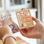 Personalised Christmas Money Gift Holder Santa And Snowman, thumbnail 4 of 6