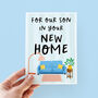 New Home Card For Son, thumbnail 1 of 3