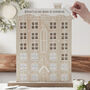 Personalised Wooden House Advent Calendar, thumbnail 1 of 3