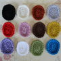 Personalised Crochet Dog Face Brooch Letterbox Gift, thumbnail 8 of 9