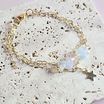 Opalite Star Charm Bracelet Taylor Swift Inspired, 7 of 8