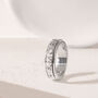 Amore Sterling Silver Spinning Ring Valentines Gift, thumbnail 2 of 11