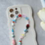 Glass And Ceramic Beaded Custom Phone Charm, thumbnail 6 of 8