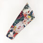Winter Floral Print Cotton Wire Headband, thumbnail 3 of 6