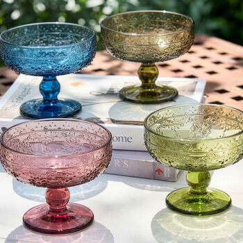 Set Of Four Fontaine Footed Bowls, 6 of 6