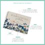 Watercolour Forget Me Nots Floral Wedding Guest Book, thumbnail 3 of 7