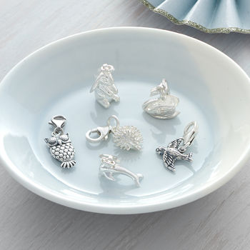 Sterling Silver Clip On Nature Charms, 2 of 5
