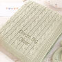 Personalised Luxury Baby Blanket – New Baby Gift Keepsake, thumbnail 4 of 12
