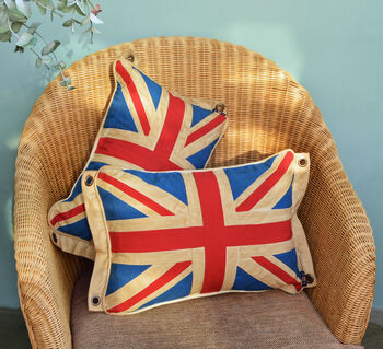Vintage Union Jack Small Cushion, 2 of 4