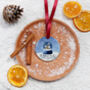 Family Christmas Personalised Ceramic Ornament, thumbnail 6 of 8